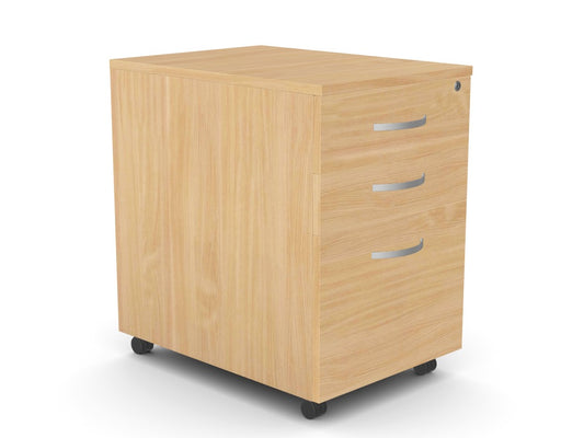 Custom: Kito High Mobile Pedestal 3 Drawer - Stocked Ref: MSV4VO