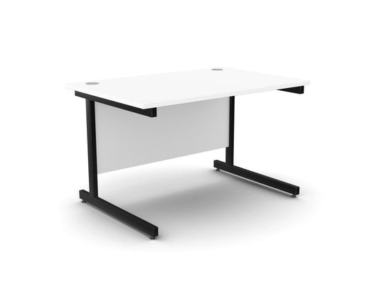 Custom: Ashford Metal Leg Straight Desk 800 - Stocked Ref: QKTLW4